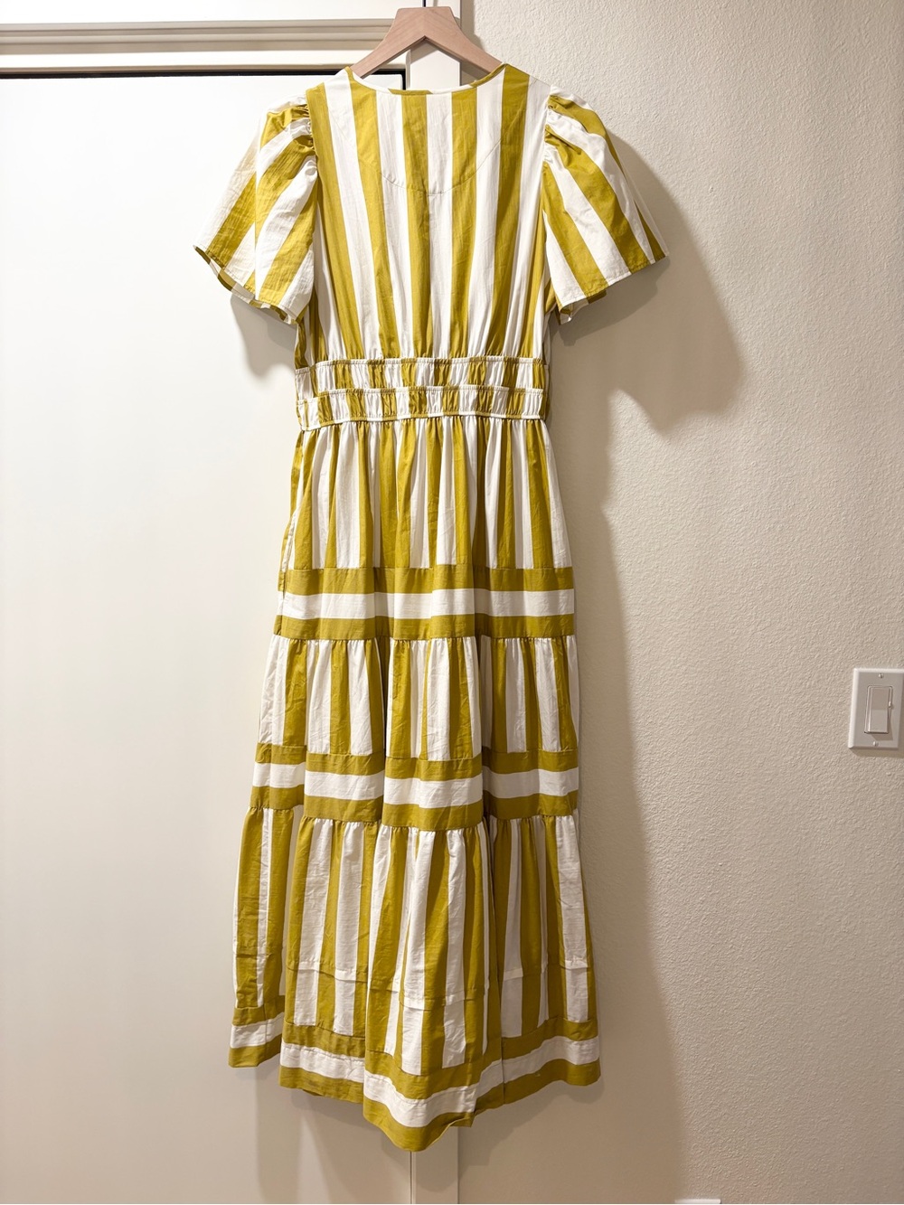 NWOT Anthropologie Somerset Maxi Dress (Ivory Stripe) - Picture 4 of 7